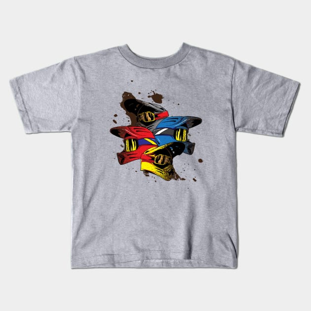Motocross Rules Kids T-Shirt by yeoys